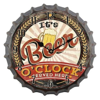 Horloge murale bière