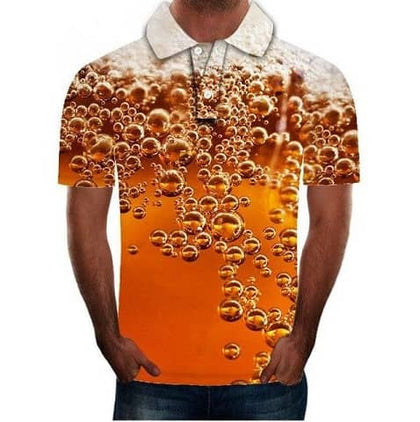 Polo bière homme