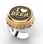 Bague-capsule-de-biere-or-I-love-beer