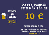 Carte cadeau Chopedebiere de 10€