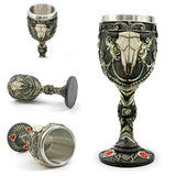 Coupe-a-biere-medievale-crane-de-boeuf