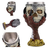 Coupe-a-biere-medievale-main-du-demon-rouge