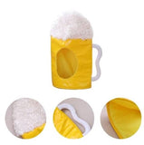 Deguisement-cagoule-chope-de-biere-details