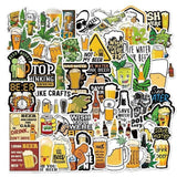 50 Mini Stickers Bière - chopedebiere.com