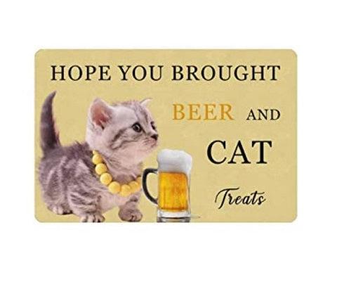 Paillasson-chat-j-espere-que-tu-as-pense-a-la-biere-et-aux-friandises-du-chat-modele-2
