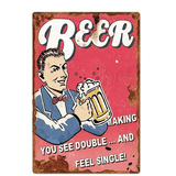 Plaque-de-metal-vintage-sur-la-biere-La-biere-vous-fait-voir-double-et-vous-fait-rester-celibataire-2