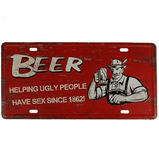Plaque-en-metal-sur-la-biere-La-biere-aide-les-gens-affreux-a-avoir-des-relations-sexuelles-depuis-1862
