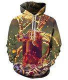 Sweat-a-capuche-chope-biere-et-capsules