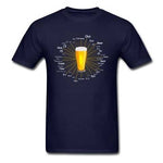 T-Shirt-Biere-Universelle-Bleu-Marine