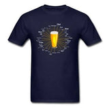 T-Shirt-Biere-Universelle-Bleu-Marine