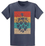 T-Shirt-Fleur-De-Houblon-Gris-Fonce