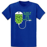 T-Shirt-Groupe-Sanguin-IPA-Bleu-Royal