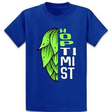 T-Shirt-Hoptimist-Bleu-Royal