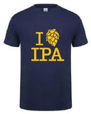 T-Shirt-I-Love-IPA-Bleu-Marine-Texte-Jaune