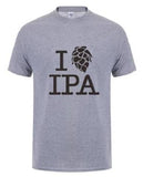 T-Shirt-I-Love-IPA-Gris-Texte-Noir