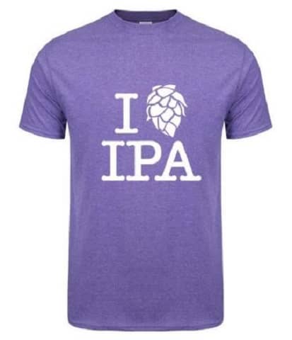 T-Shirt-I-Love-IPA-Lilas-Texte-Blanc