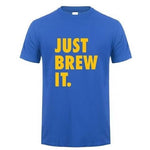 T-Shirt-Just-Brew-It-Bleu-Royal