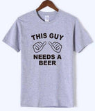 T-Shirt Ce Mec A Besoin D'Une Bière - chopedebiere.com