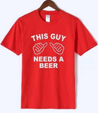 T-Shirt Ce Mec A Besoin D'Une Bière - chopedebiere.com