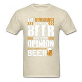 T-Shirt Bière Et Opinion Chopedebiere® - chopedebiere.com