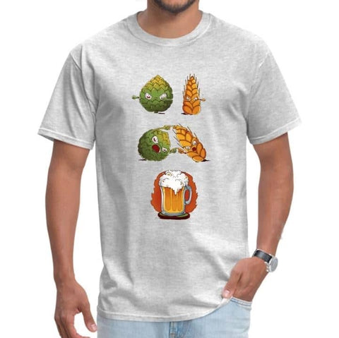 T-shirt-fusion-houblon-et-ble-en-biere-gris