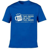 T-Shirt Bière Homme Two Beer Or Not Two Beer - chopedebiere.com