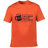 T-Shirt Bière Homme Two Beer Or Not Two Beer - chopedebiere.com