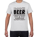 T-shirt Je fais disparaître la bière, quel est ton super pouvoir? Chopedebiere® - chopedebiere.com