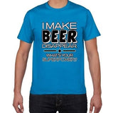 T-shirt Je fais disparaître la bière, quel est ton super pouvoir? Chopedebiere® - chopedebiere.com