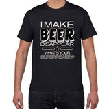 T-shirt Je fais disparaître la bière, quel est ton super pouvoir? Chopedebiere® - chopedebiere.com