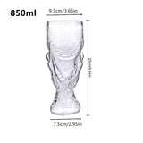 Verre A Bière Trophée Des Champions 85 cl - chopedebiere.com
