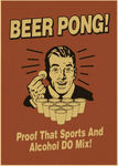 Affiche-biere-beer-pong-vintage