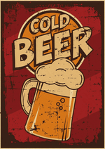 Affiche-biere-fresh-cold-beer