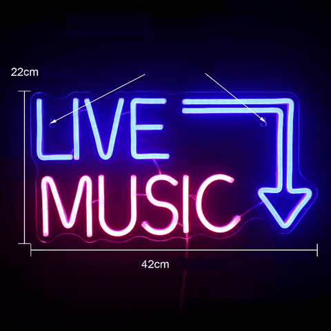 Neon-live-music-dimensions
