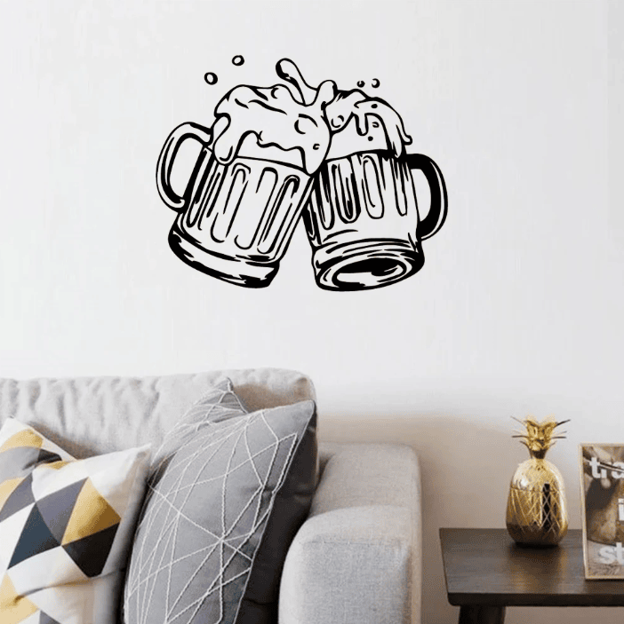 Sticker Chopes De Bière | Sticker Mural Chopes De Bière & chopedebiere.com