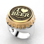 Bague-capsule-de-biere-or-I-love-beer
