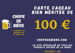 Carte cadeau Chopedebiere de 100€