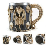 Chope De Bière Squelette De Dragon