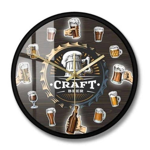 Horloge Murale Craft Beer  Horloge Bière Artisanale