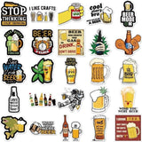 50 Mini Stickers Bière - chopedebiere.com