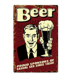 Plaque-de-metal-vintage-sur-la-biere-La-biere-est-le-fier-sponsor-du-sexe-occasionnel-depuis-1858