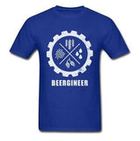 T-Shirt-Beergineer-Bleu