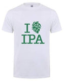 T-Shirt-I-Love-IPA-Blanc-Texte-Vert