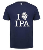 T-Shirt-I-Love-IPA-Bleu-Marine-Texte-Blanc