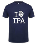 T-Shirt-I-Love-IPA-Bleu-Marine-Texte-Blanc
