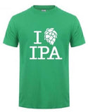 T-Shirt-I-Love-IPA-Vert-Texte-Blanc