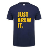 T-Shirt-Just-Brew-It-Bleu-Marine