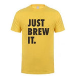 T-Shirt-Just-Brew-It-Jaune