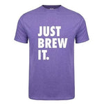 T-Shirt-Just-Brew-It-Violet-Antique