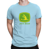 T-shirt-John-Beer-bleu-ciel